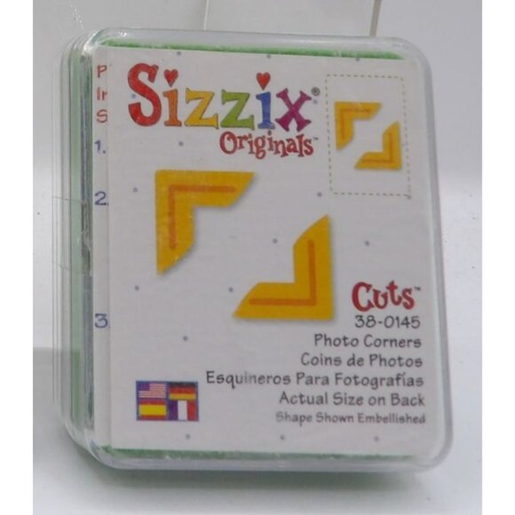 Sizzix Clearlits & Originals and Cuttlebug Die Cuts Embossing Set of 3 For Craft - Picture 4 of 5